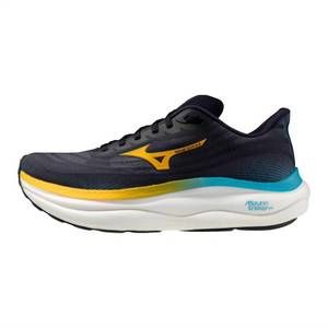 NEW MIZUNO men's wave sky nine in baritone blue citrus